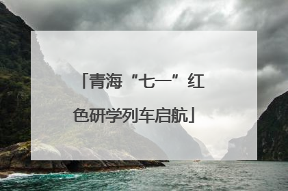 青海“七一”红色研学列车启航