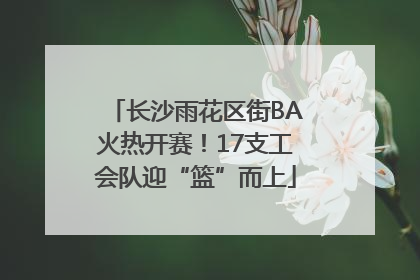 长沙雨花区街BA火热开赛！17支工会队迎“篮”而上