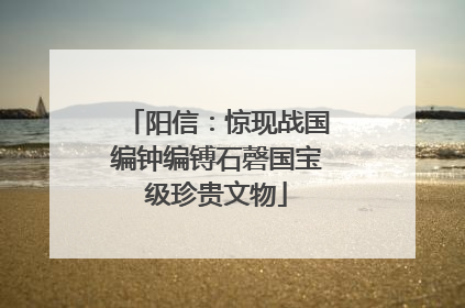 阳信：惊现战国编钟编镈石磬国宝级珍贵文物