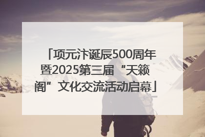 项元汴诞辰500周年暨2025第三届“天籁阁”文化交流活动启幕
