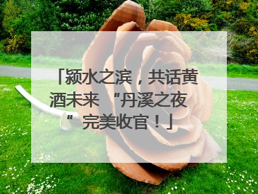 颍水之滨，共话黄酒未来 “丹溪之夜”完美收官！