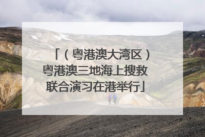 （粤港澳大湾区）粤港澳三地海上搜救联合演习在港举行